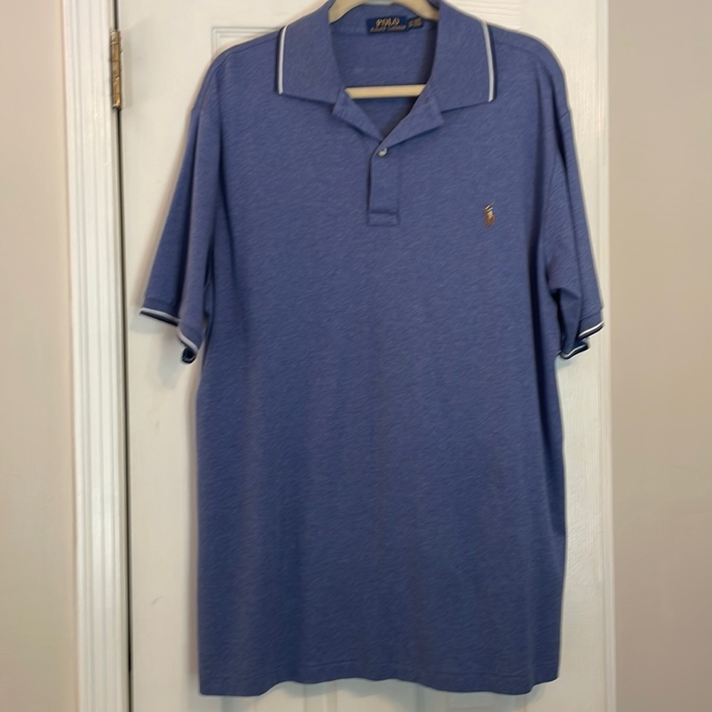 NWOT Men's Heather Blue Large Tall Polo Ralph Lauren
Polo with Brown Horse